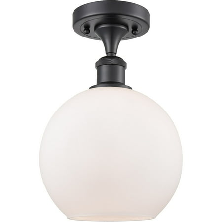Matte Black Tone Semi Flush 8 Wide Steel/Cast Brass/Glass Medium Base LED 1 Light Fixture
Matte Black Tone Semi Flush 8 Wide Steel/Cast Brass/Glass Medium Base LED 1 Light Fixture