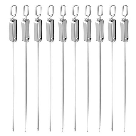 Kohagoki Kabob Skewers for Grilling 16 Flat BBQ Skewers Stainless Steel Metal Skewers for Kabobs with Slider Kabob Skewers for Meat Shrimp Reusable Sword Skewers
Kohagoki Kabob Skewers for Grilling 16 Flat BBQ Skewers Stainless Steel Metal Skewers for Kabobs with Slider Kabob Skewers for Meat Shrimp Reusable Sword Skewers