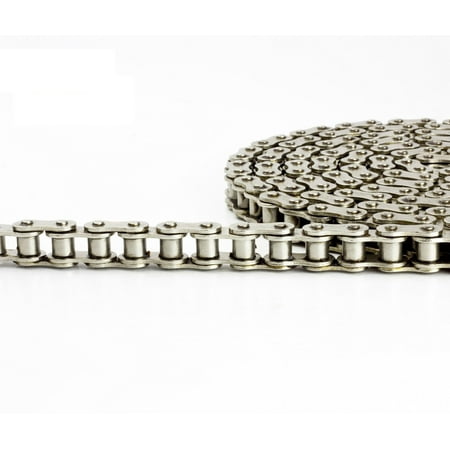 Jeremywell 41 SS Stainless Steel Roller Chain 3 Feet with 1 Connecting Link