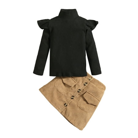LWXQWDS Baby Girls Long Sleeve Turtleneck Knit Sweater Tops Leather Short Mini Skirt
LWXQWDS Baby Girls Long Sleeve Turtleneck Knit Sweater Tops Leather Short Mini Skirt