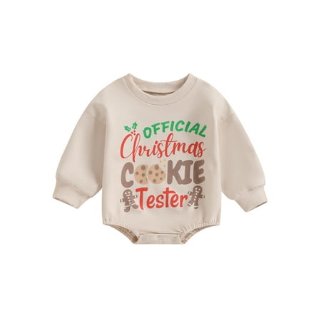 FEORJGP Toddler Baby Christmas Clothes Infant Girls Boys Sweatshirts Rompers Crew Neck Jumpsuit Letter Gingerbread Man Print Long Sleeve Newborn Fall Bodysuits
FEORJGP Toddler Baby Christmas Clothes Infant Girls Boys Sweatshirts Rompers Crew Neck Jumpsuit Letter Gingerbread Man Print Long Sleeve Newborn Fall Bodysuits
