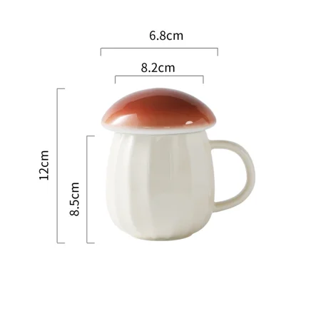 New Style Creative Cartoon Mushroom Theme Water Bottle Mug Cup Ceramic Material Grey And Red Two Color (Grey 250ml)
New Style Creative Cartoon Mushroom Theme Water Bottle Mug Cup Ceramic Material Grey And Red Two Color (Grey 250ml)