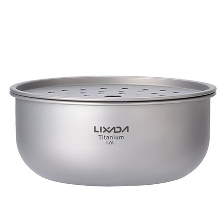 Lixada 1.6L Titanium Tea Tray Bowl Tea Strainer Self-draining Bowl Fruit Drainage Plate for Home Camping Hiking Backpacking
Lixada 1.6L Titanium Tea Tray Bowl Tea Strainer Self-draining Bowl Fruit Drainage Plate for Home Camping Hiking Backpacking