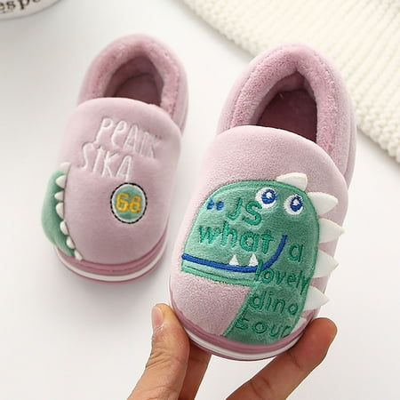 Cathalem Winter Slippers Big Girls Dinosaur Indoor Shoes Girls Boys Slippers Warm Dinosaur House Cute And Cozy Plush Winter Shoes Purple 16-17(24-25)
Cathalem Winter Slippers Big Girls Dinosaur Indoor Shoes Girls Boys Slippers Warm Dinosaur House Cute And Cozy Plush Winter Shoes Purple 16-17(24-25)