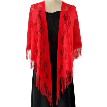 JANGSLNG Tassel See-through Thin Solid Color Beach Shawl Oversized Crochet Flower Printing Beach Cover-up
JANGSLNG Tassel See-through Thin Solid Color Beach Shawl Oversized Crochet Flower Printing Beach Cover-up