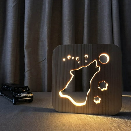 Bescita Wood 3D Three-Dimensional Night Light Animal Decoration Atmosphere Gift Light
Bescita Wood 3D Three-Dimensional Night Light Animal Decoration Atmosphere Gift Light