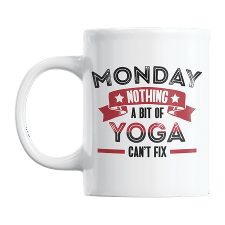 Monday Nothing a Bit of Yoga Can t Fix Quotes Coffee & Tea Gift Mug Cup (11oz)
Monday Nothing a Bit of Yoga Can t Fix Quotes Coffee & Tea Gift Mug Cup (11oz)