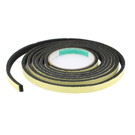 Unique Bargains 3 Meter 10mm x 5mm Single Side Adhesive Foam Sealing Tape for Door Window