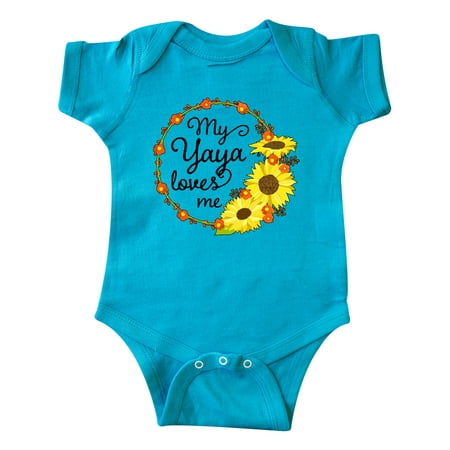 Inktastic My Yaya Loves Me with Sunflower Wreath Gift Baby Boy or Baby Girl Bodysuit
Inktastic My Yaya Loves Me with Sunflower Wreath Gift Baby Boy or Baby Girl Bodysuit