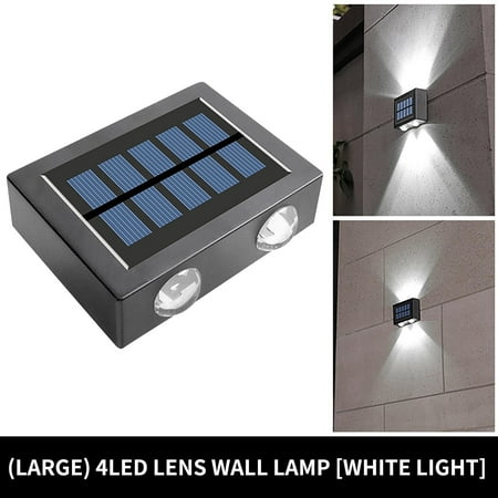 Tiitstoy 2Pcs LED Solar Wall Light UP and Down Luminous Lamp Sunlight Sensor Lamp Waterproof Modern Nordic Style Decor for Home Garden Porch Multicolor A
Tiitstoy 2Pcs LED Solar Wall Light UP and Down Luminous Lamp Sunlight Sensor Lamp Waterproof Modern Nordic Style Decor for Home Garden Porch Multicolor A