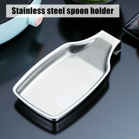 Stainless Steel Spoon Rest Spatula Rest Holder Nonslip for Home Kitchen Camping New
Stainless Steel Spoon Rest Spatula Rest Holder Nonslip for Home Kitchen Camping New
