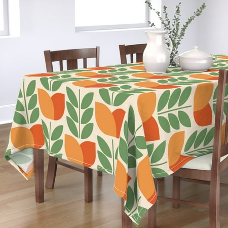 Cotton Sateen Tablecloth 70 x 90 - Spring Retro Flowers Vintage Cute Modern Geo Print Custom Table Linens by Spoonflower
Cotton Sateen Tablecloth 70 x 90 - Spring Retro Flowers Vintage Cute Modern Geo Print Custom Table Linens by Spoonflower