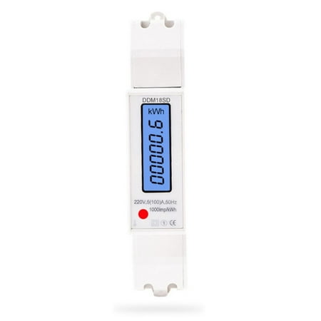 Din Rail RS485 Protocol Single Phase Electric Energy Meter 5(100A)