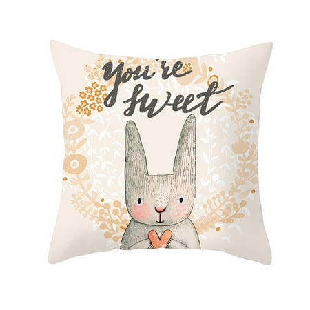 AdXKenry Creative Pillow Cases Happy Easter Pillow Case Polyester Printed Sofa Throw Cushion Home Decor
AdXKenry Creative Pillow Cases Happy Easter Pillow Case Polyester Printed Sofa Throw Cushion Home Decor