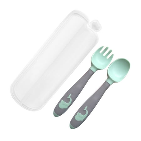 HOTYA Baby Children Spoon Fork Set Soft Bendable Scoop Fork Kit Tableware Toddler Cartoon Training Feeding Cutlery
HOTYA Baby Children Spoon Fork Set Soft Bendable Scoop Fork Kit Tableware Toddler Cartoon Training Feeding Cutlery