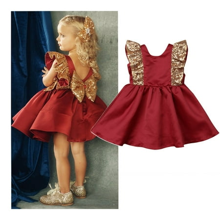 Christmas Baby Girl Princess Elegant Formal Party Pageant Sequin Dress Xmas Infant Bowknot Vestidos
Christmas Baby Girl Princess Elegant Formal Party Pageant Sequin Dress Xmas Infant Bowknot Vestidos