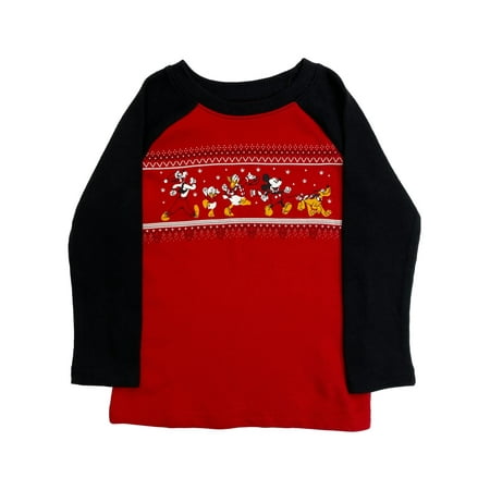 Disney Jumping Beans Infant Boys Mickey Mouse Donald Duck Holiday Tee Shirt 18m