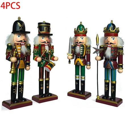 4Pcs 30cm Christmas Nutcracker Soldiers Wooden Soldier Gift Stand Decor Nutcracker Christmas Home on
4Pcs 30cm Christmas Nutcracker Soldiers Wooden Soldier Gift Stand Decor Nutcracker Christmas Home on