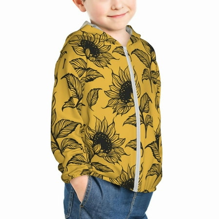 Uemuo Autumn Sunflower Pattern Rash Guard for Boys Girls Long Sleeve Swim Shirts UPF 50+ UV Sun Protection Hooded Fishing Shirt with Pocket for Kid-4 Years
Uemuo Autumn Sunflower Pattern Rash Guard for Boys Girls Long Sleeve Swim Shirts UPF 50+ UV Sun Protection Hooded Fishing Shirt with Pocket for Kid-4 Years