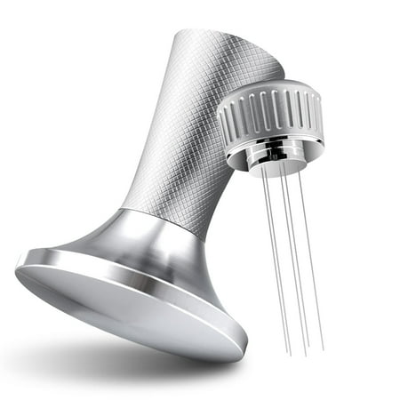 2 in 1 53.3mm Espresso Tamper & WDT Tool Coffee Tamper with Stirrer Stainless Steel Espresso Presser Tool (Silver)
2 in 1 53.3mm Espresso Tamper & WDT Tool Coffee Tamper with Stirrer Stainless Steel Espresso Presser Tool (Silver)