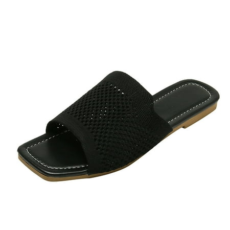 Women Slippers Fashion Spring Summer Slippers Flat Bottom Lightweight Open Toe Mesh Breathable And Comfortable Solid Color
Women Slippers Fashion Spring Summer Slippers Flat Bottom Lightweight Open Toe Mesh Breathable And Comfortable Solid Color