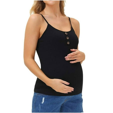 asdoklhq Maternity Clothes for Women Clearance Maternity O-Neck Solid Sling Buttons Vest Pregnant Woman Casual Blouse
asdoklhq Maternity Clothes for Women Clearance Maternity O-Neck Solid Sling Buttons Vest Pregnant Woman Casual Blouse