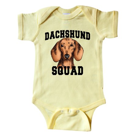 Inktastic Dog Dachshund Squad Gift Baby Boy or Baby Girl Bodysuit