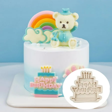 Citystores Birthday Cake Mold Non-sticky Reusable Food Grade Clear Texture High Temperature Resistant DIY Easy Release Happy Birthday Fondant Mold Baking Tool Grey
Citystores Birthday Cake Mold Non-sticky Reusable Food Grade Clear Texture High Temperature Resistant DIY Easy Release Happy Birthday Fondant Mold Baking Tool Grey
