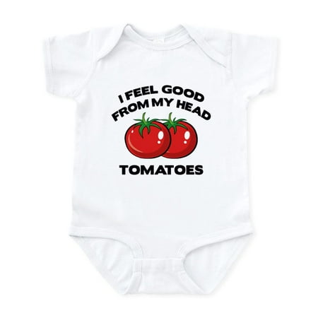 CafePress - I Feel Good From My Head Tomatoes Infant Bodysuit - Baby Light Bodysuit Size Newborn - 24 Months
CafePress - I Feel Good From My Head Tomatoes Infant Bodysuit - Baby Light Bodysuit Size Newborn - 24 Months