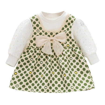 Qufokar Tutu for Baby Girl Toddler Girls Fall Outfits Toddler Girls Autumn Winter Long Sleeve Dot Bowknot Ruffle Dress Princess Dress
Qufokar Tutu for Baby Girl Toddler Girls Fall Outfits Toddler Girls Autumn Winter Long Sleeve Dot Bowknot Ruffle Dress Princess Dress