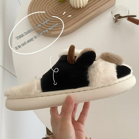 Cow Slippers for Women Men Cute Cow Slides Indoor Cartoon Fuzzy Cow Print Slippers Kawaii Animal Slippers Outdoor
Cow Slippers for Women Men Cute Cow Slides Indoor Cartoon Fuzzy Cow Print Slippers Kawaii Animal Slippers Outdoor