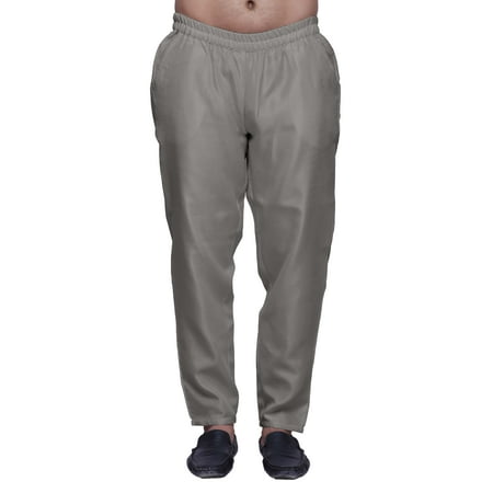 Atasi Men Solid Dupion Ready Made Pajama Ethnic Wear Adjustable Elastic Pants