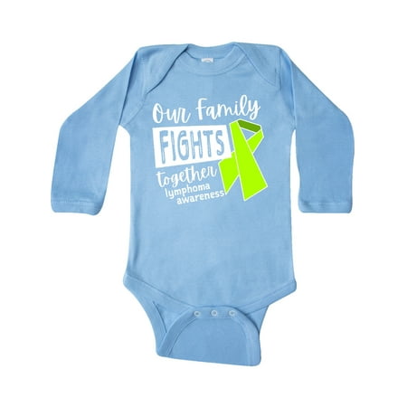 Inktastic Our Family Fights Together Lymphoma Awareness Lime Ribbon Gift Baby Boy or Baby Girl Long Sleeve Bodysuit
Inktastic Our Family Fights Together Lymphoma Awareness Lime Ribbon Gift Baby Boy or Baby Girl Long Sleeve Bodysuit