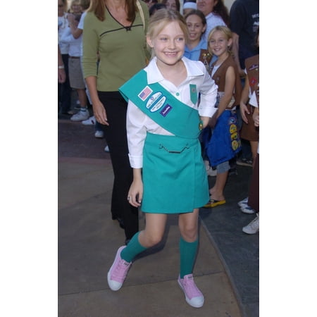 Dakota Fanning At The Press Conference For Induction Ceremony Into The Girls Scouts Of The Usa Amc Burbank Theater Los Angeles Ca September 22 2005 Photo By David LongendykeEverett Collection Celebrit
