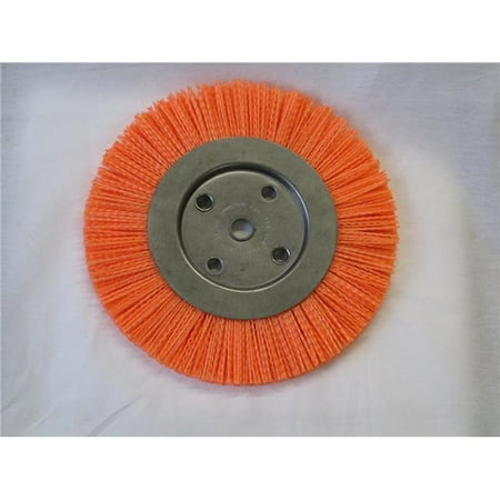 8 in. Dia. Bench Grinder Brush Medium - Orange