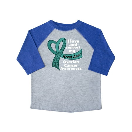Inktastic I Love and Support My Great Aunt Ovarian Cancer Teal Ribbon Gift Toddler Boy or Toddler Girl T-Shirt
Inktastic I Love and Support My Great Aunt Ovarian Cancer Teal Ribbon Gift Toddler Boy or Toddler Girl T-Shirt