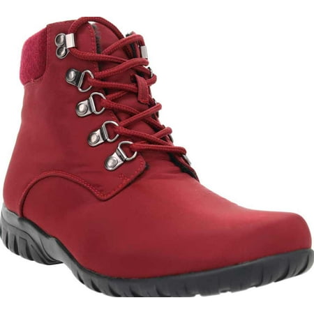 Women s Propet Dani Ankle Lace Waterproof Boot Bordo Nylon