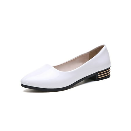 Daeful Ladies Dress Shoe Non-slip Flats Comfort Casual Shoes Anti-Slip Lightweight Pumps Work White 5.5
Daeful Ladies Dress Shoe Non-slip Flats Comfort Casual Shoes Anti-Slip Lightweight Pumps Work White 5.5