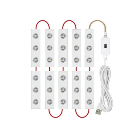 DIYOO Strip Light USB Powered Vanity Makeup Mirror Tape Lamp With 14 LED Strips Hand Induction Double-Sided 4.92ft Sticker For Bedroom
DIYOO Strip Light USB Powered Vanity Makeup Mirror Tape Lamp With 14 LED Strips Hand Induction Double-Sided 4.92ft Sticker For Bedroom