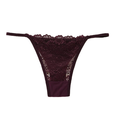 Women Girls Thongs G-string Panties Lace Underwear Briefs Lingerie Knickers