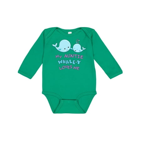 Inktastic My Auntie Whale-y Loves Me Gift Baby Boy or Baby Girl Long Sleeve Bodysuit
Inktastic My Auntie Whale-y Loves Me Gift Baby Boy or Baby Girl Long Sleeve Bodysuit