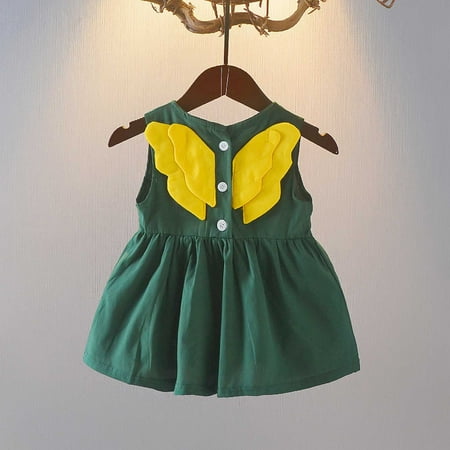 Aayomet Flower Girl Dress Summer Fashion Baby Girls Flower Bowknot Solid Color Sling Princess Dress Green 2-3 Years
Aayomet Flower Girl Dress Summer Fashion Baby Girls Flower Bowknot Solid Color Sling Princess Dress Green 2-3 Years