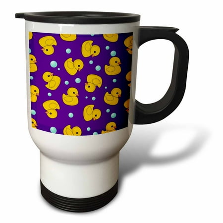 3dRose Cute Rubber Ducky pattern on dark purple-y blue. yellow ducks duckies Travel Mug 14oz Stainless Steel
3dRose Cute Rubber Ducky pattern on dark purple-y blue. yellow ducks duckies Travel Mug 14oz Stainless Steel