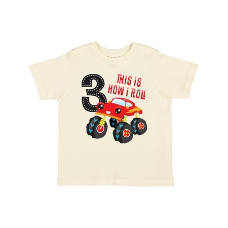 Inktastic Monster Truck How I Roll 3rd Birthday Gift Toddler Boy Girl T-Shirt
Inktastic Monster Truck How I Roll 3rd Birthday Gift Toddler Boy Girl T-Shirt