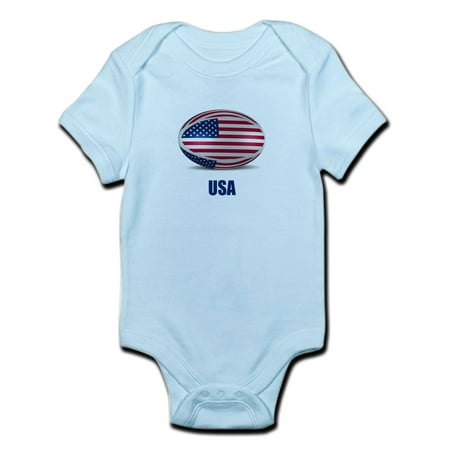 CafePress - Rugby Ball Body Suit - Baby Light Bodysuit