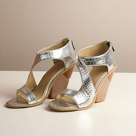 Vedolay Women Sandals Womens Platform Wedges Sandals Dressy Summer Comfortable Beach Wedge Sandals Shoes Silver 7.5
Vedolay Women Sandals Womens Platform Wedges Sandals Dressy Summer Comfortable Beach Wedge Sandals Shoes Silver 7.5