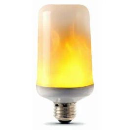 4PC Feit Electric Feit Electric C/FLAME/LED 3w Flame Led Bulb (Case of 4)