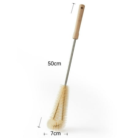 Stamens Cleaning Brushs Bottle Brush With Curved Head Long Handle Washing Brush For Baby Bottles Jugs(7x50cm)
Stamens Cleaning Brushs Bottle Brush With Curved Head Long Handle Washing Brush For Baby Bottles Jugs(7x50cm)