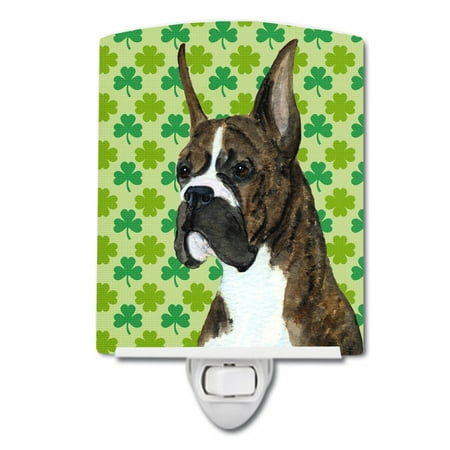 Caroline s Treasures SS4439CNL Boxer St. Patrick s Day Shamrock Portrait Ceramic Night Light 6x4x3 multicolor
Caroline s Treasures SS4439CNL Boxer St. Patrick s Day Shamrock Portrait Ceramic Night Light 6x4x3 multicolor