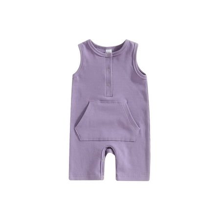 Newborn Baby Boy Girl Solid Romper Unisex Infant Knit Ribbed Sleeveless Jumpsuit Bodysuit Summer Clothes Outfits
Newborn Baby Boy Girl Solid Romper Unisex Infant Knit Ribbed Sleeveless Jumpsuit Bodysuit Summer Clothes Outfits